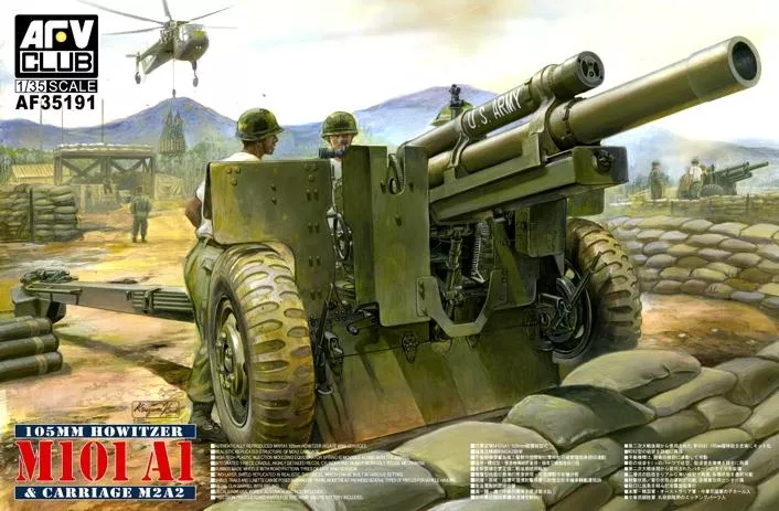 Afv Club - 105mm Howitzer M101 A1 Carriage M2 A2 